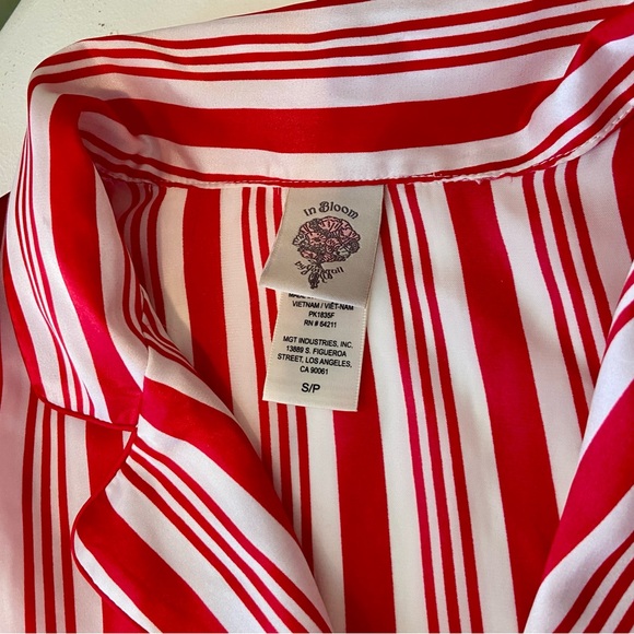 Candy Cane-striped Women’s Pajamas - Picture 2 of 2